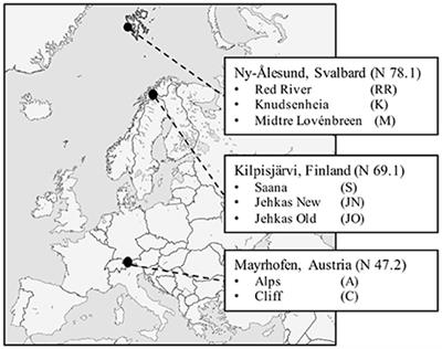 Strong Regionality and Dominance of Anaerobic Bacterial Taxa Characterize Diazotrophic Bacterial Communities of the Arcto-Alpine Plant Species Oxyria digyna and Saxifraga oppositifolia